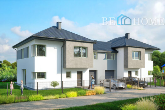 Nowoczesny bliźniak w okolicy ul. Hemara