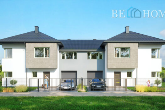 Nowoczesny bliźniak w okolicy ul. Hemara