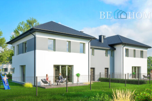 Nowoczesny bliźniak w okolicy ul. Hemara