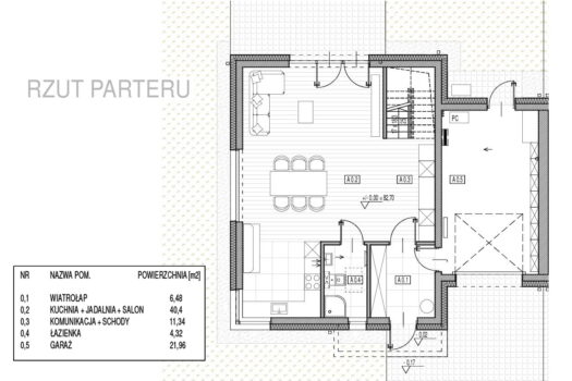 Nowoczesny bliźniak w okolicy ul. Hemara