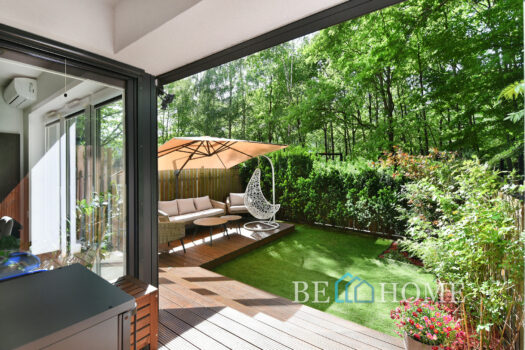 Nowoczesny 3 pokojowy apartament z ogródkiem