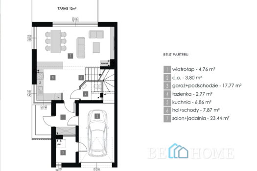 Nowoczesny bliźniak na Zielonej Białołęce