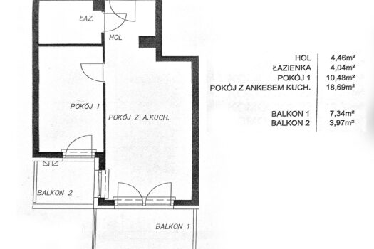 Nowoczesne mieszkanie na Brzezinach